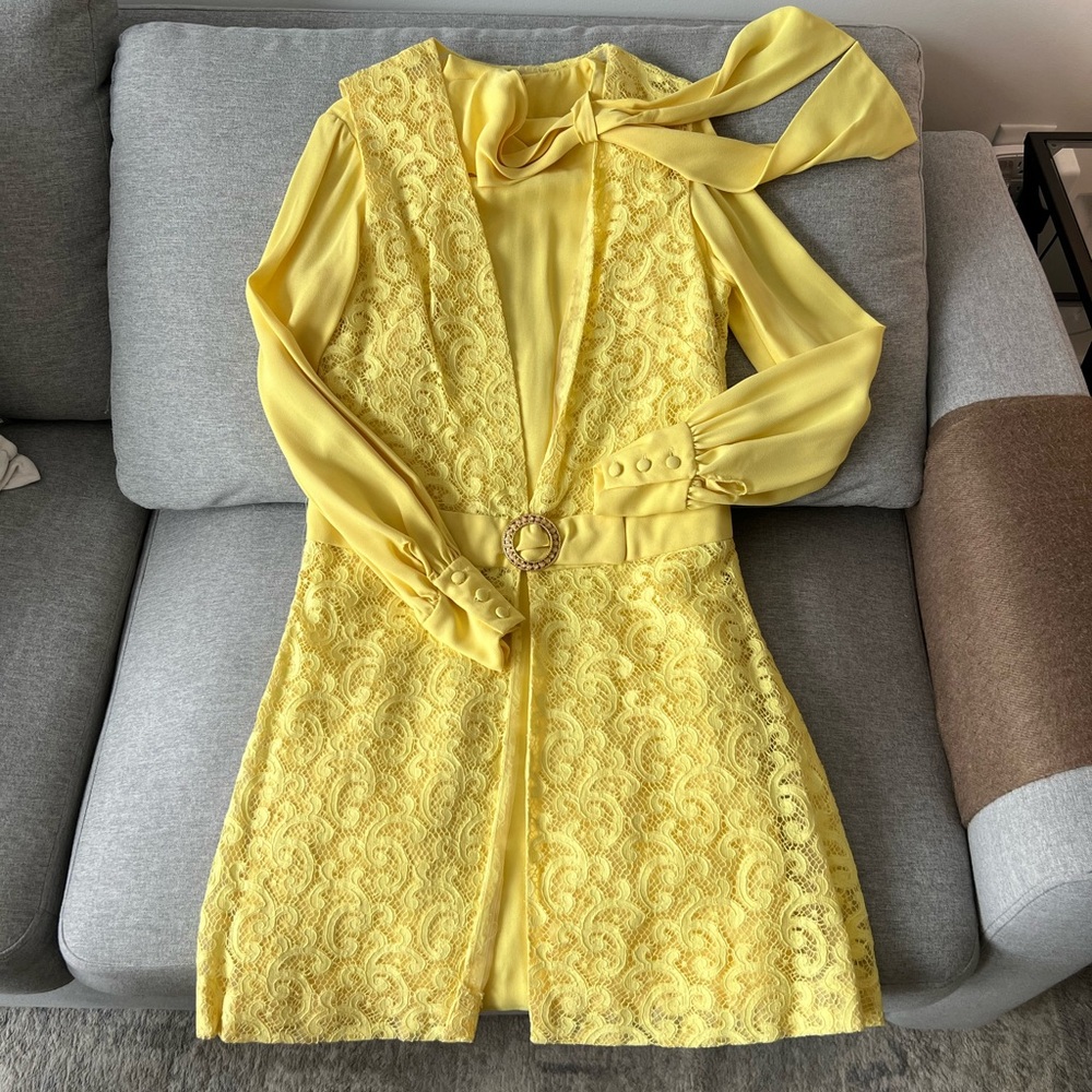 Beautiful Butter Yellow Dress